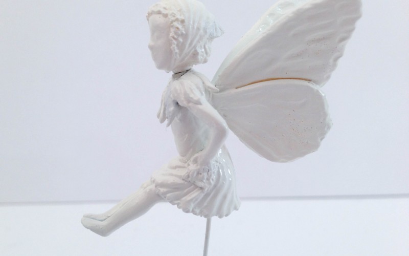 flying fairy sculpture